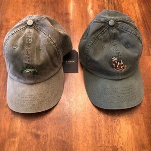 2 FILSON MADE IN USA HATS - NWT, NWOT low profile cotton